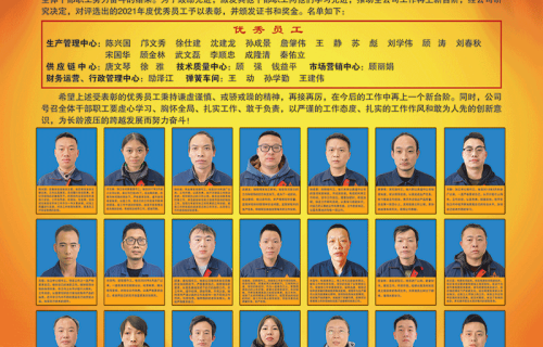 雷速体育比分官网隆重召开2021年度优秀员工表彰大会